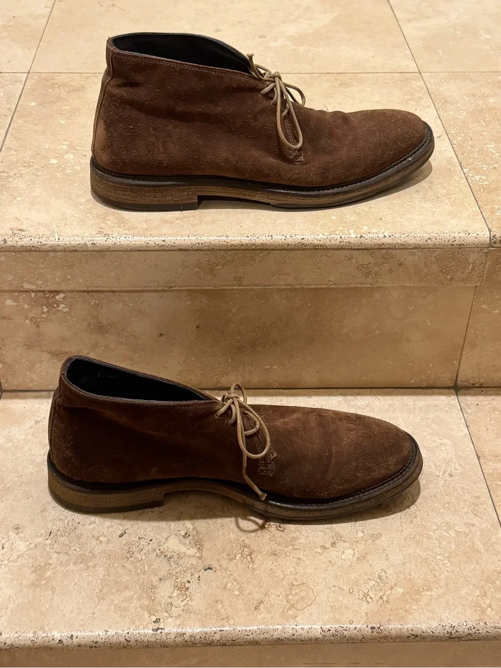 To Boot New York Adam Derrick Brown Suede Chukka Desert Boots Men's Size 12